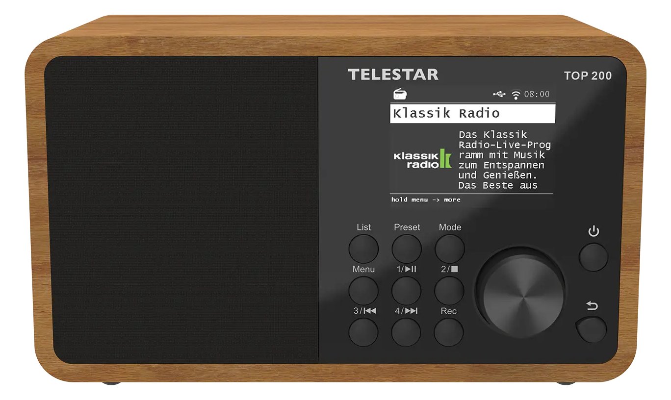 Telestar TOP 200 Holz Multifunktionsradios Stationäre Radios