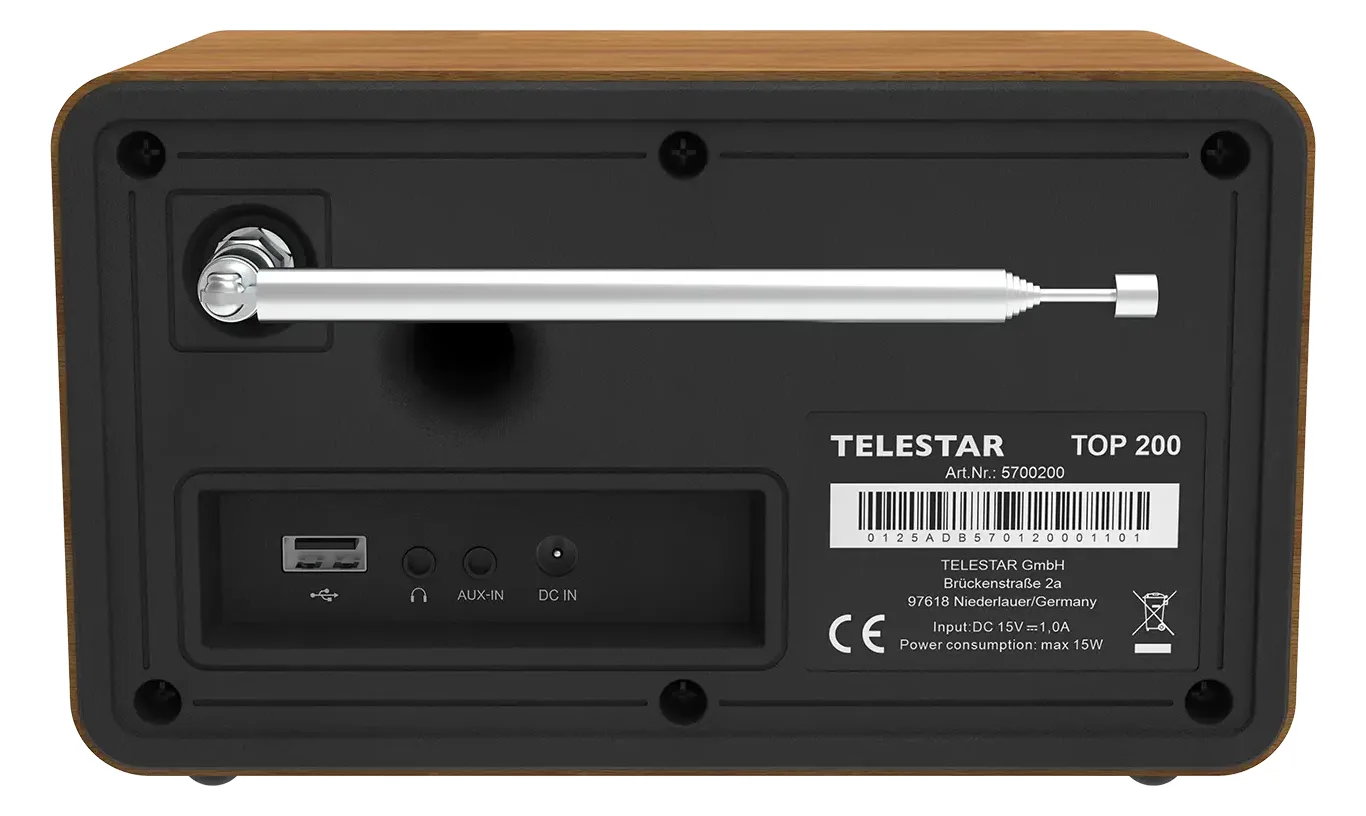 Telestar TOP 200 Holz Multifunktionsradios Stationäre Radios, Ansicht 2