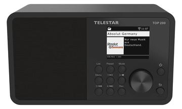 Telestar TOP 200 Schwarz Multifunktionsradios Stationär von LumaTech