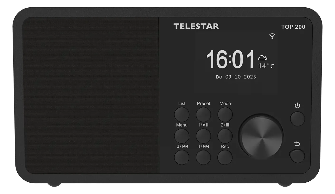 Telestar TOP 200 Schwarz Multifunktionsradios Stationär, Ansicht 4