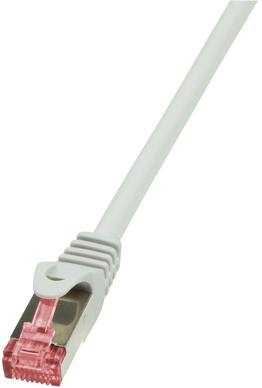 LogiLink PrimeLine - Patch-Kabel - RJ-45 (M) - Cat 6 0,25 m weiß