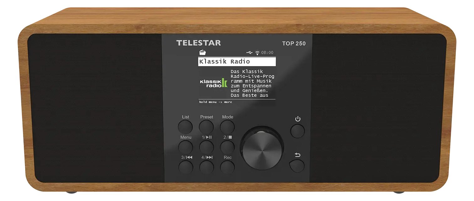 Telestar TOP 250 Holz Multifunktionsradios Stationär