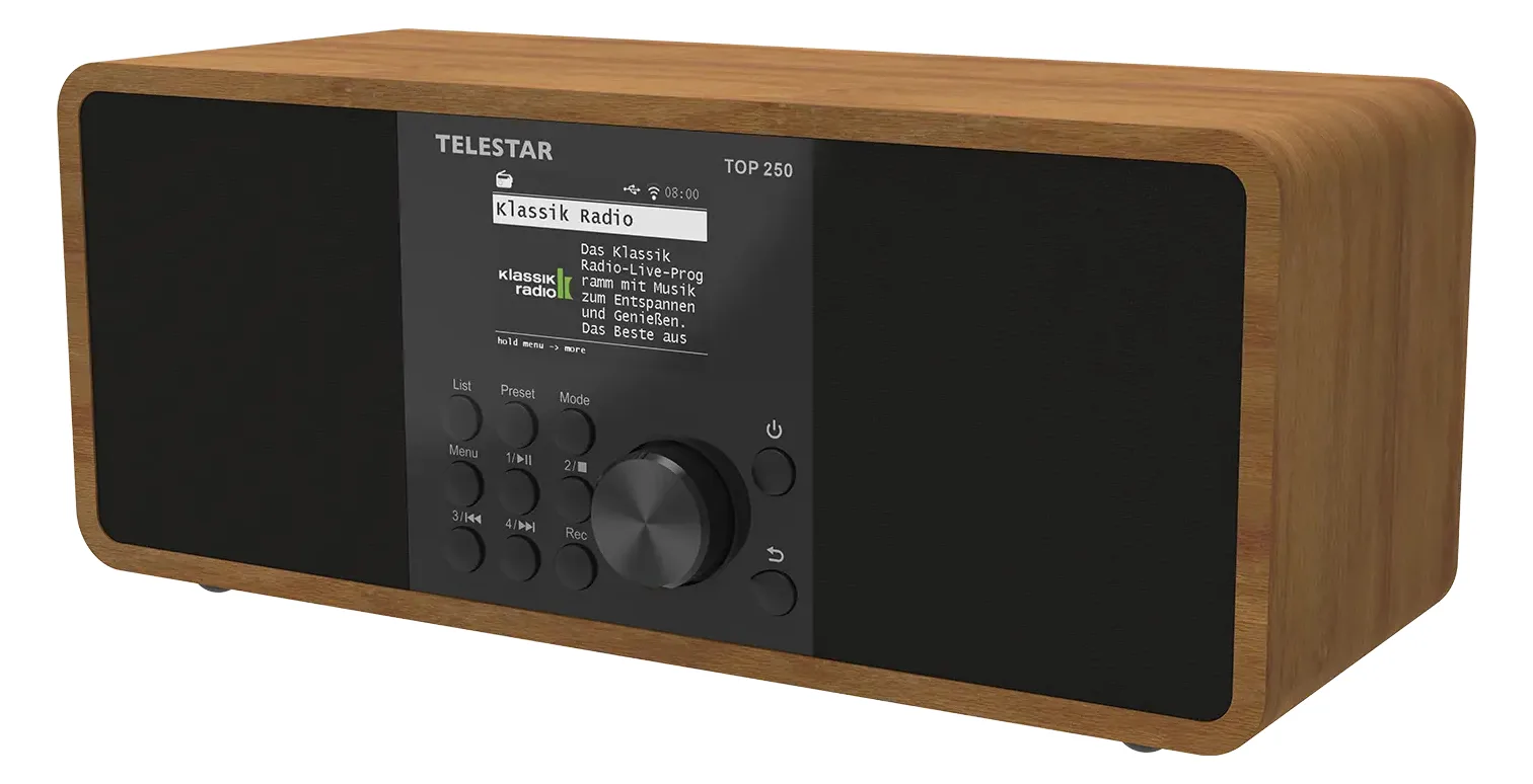 Telestar TOP 250 Holz Multifunktionsradios Stationär, Ansicht 2