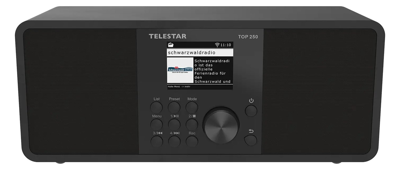 Telestar TOP 250 Schwarz Multifunktionsradios Stationäre