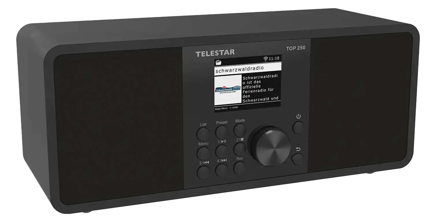 Telestar TOP 250 Schwarz Multifunktionsradios Stationäre, Ansicht 2