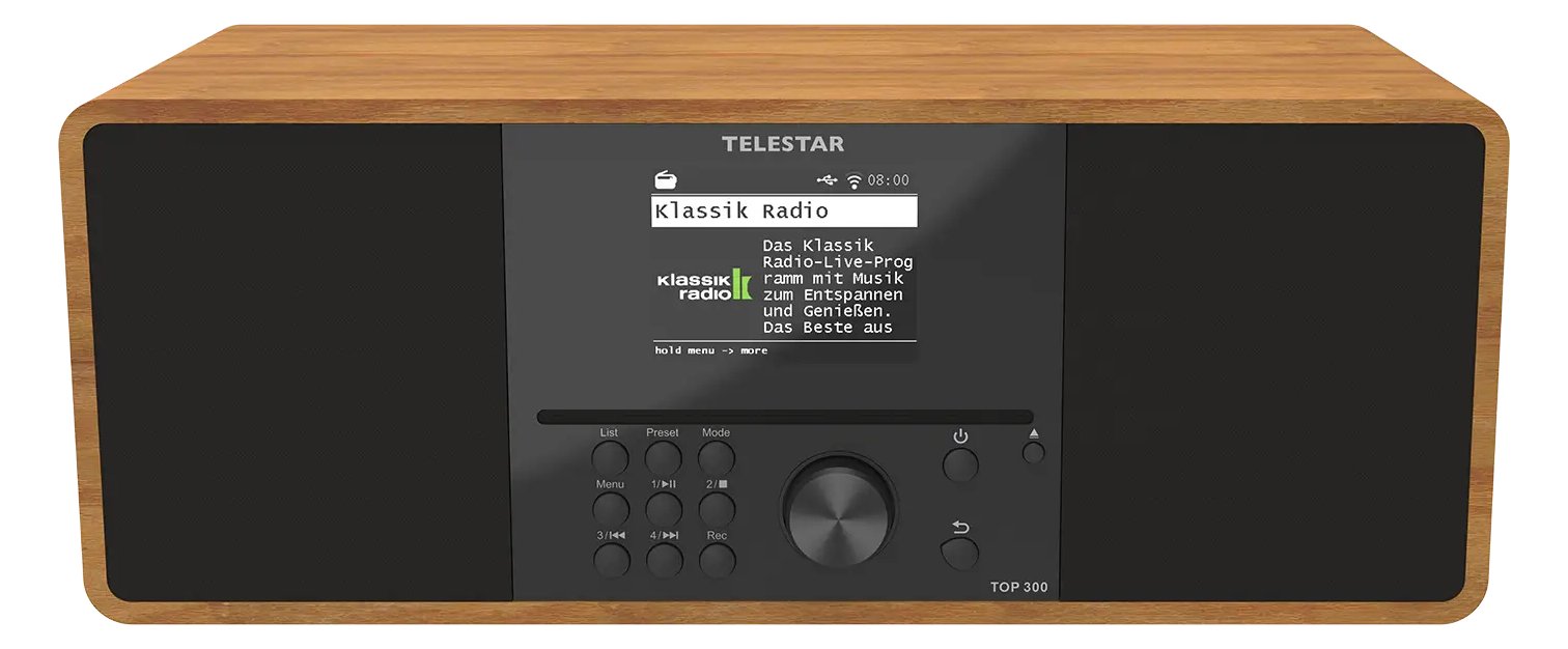 Telestar TOP 300 Holz Multifunktionsradios Stationär