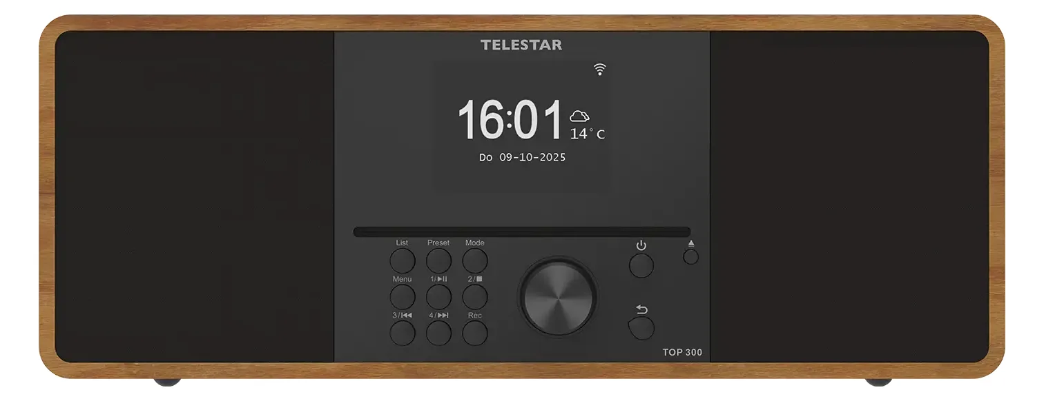 Telestar TOP 300 Holz Multifunktionsradios Stationär, Ansicht 3