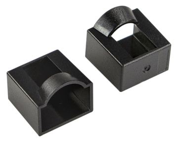 LogiLink Professional - Stecker-Schutzkappe - Schwarz (Packung mit 50) von LumaTech