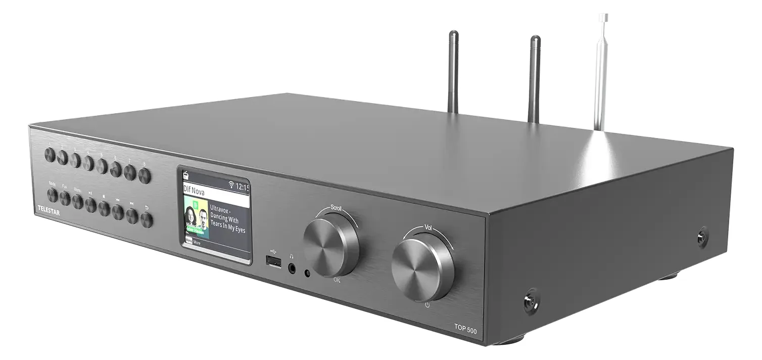 Telestar TOP 500 Schwarz Multifunktionsradios HiFi-Baustein, Ansicht 2