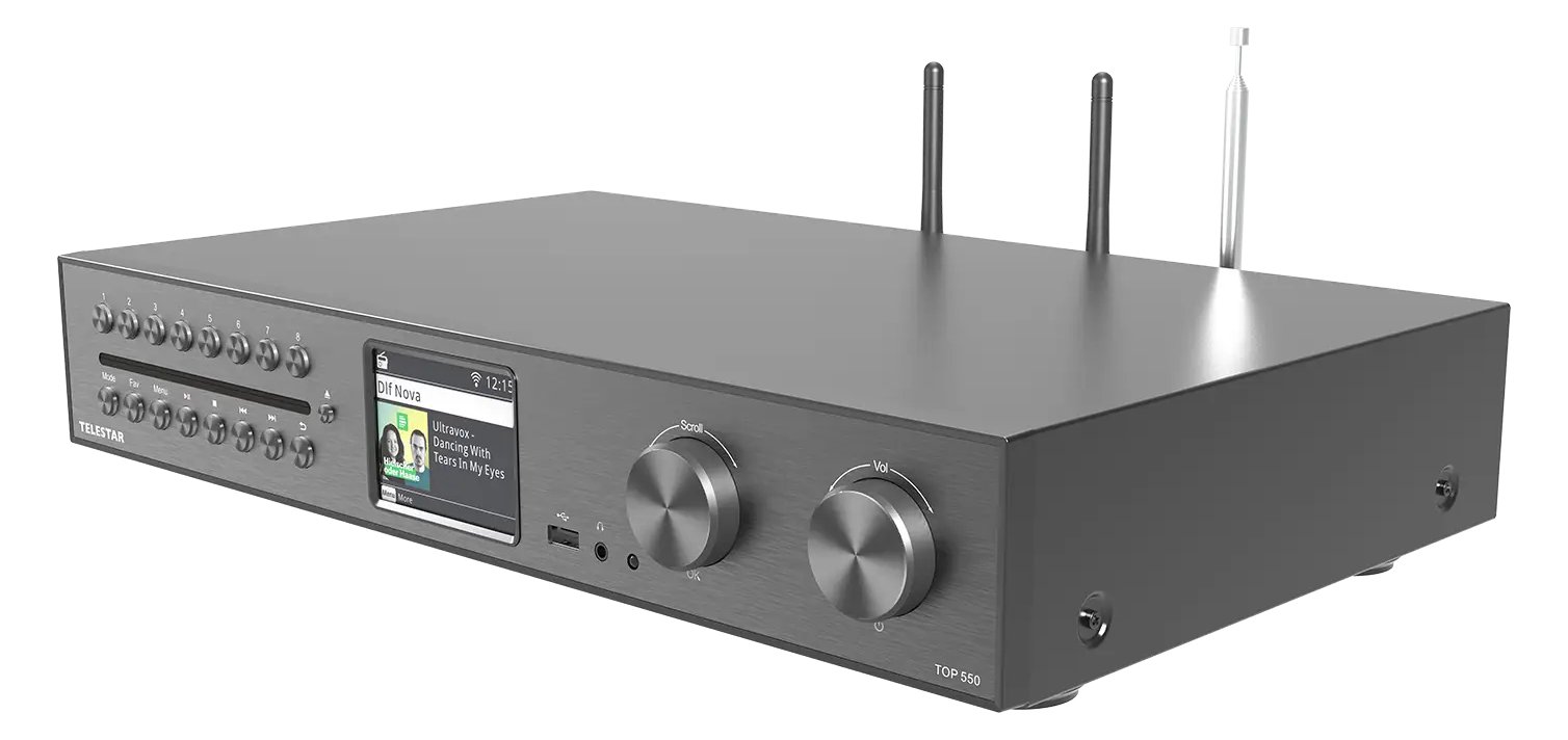 Telestar TOP 550 Schwarz Multifunktionsradios HiFi-Baustei