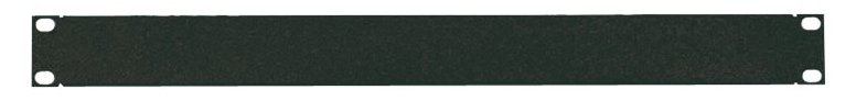 LogiLink Rack - Leerkonsole - Schwarz, RAL 9005 - 1U - 48.3 cm (19)