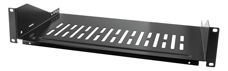 LogiLink Rack - Regal - Schwarz, RAL 9005 - 2U - 48.3 cm (19), Ansicht 2