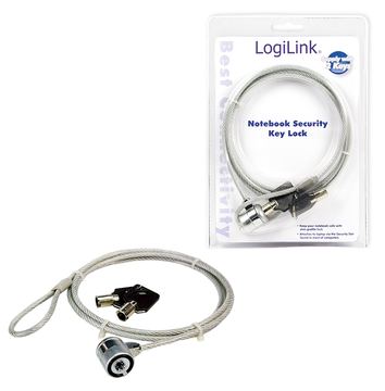 LogiLink Sicherheitskabelschloss - 1.5 m von LumaTech