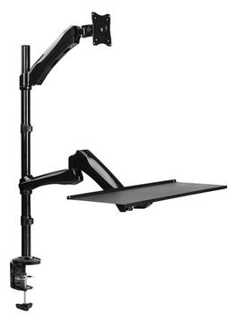 LogiLink Sit-Stand Workstation - Befestigungskit für Monitor / Tastatur (einstellbarer Arm) von LumaTech