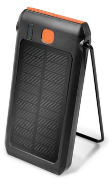 LogiLink Solar Power Bank 10.000 mAh PD 18W black von LumaTech