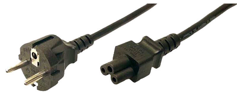 LogiLink Stromkabel - CEE 7/7 (M) bis IEC 60320 C5