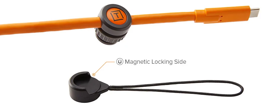 Tether Tools TetherGuard Camera Support - Kabelhalter - Universal - Schwarz - Orange, Ansicht 2
