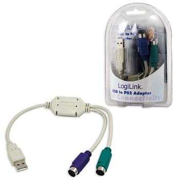 LogiLink Tastatur- / Maus-Adapter - PS/2 (W) von LumaTech