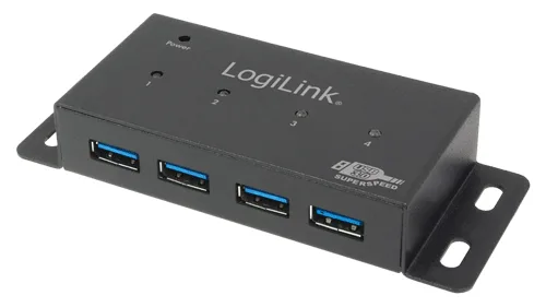 LogiLink USB 3.0 Hub 4-Port - Hub - 4 x SuperSpeed USB 3.0, Ansicht 2
