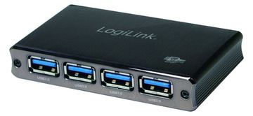LogiLink USB 3.0 Hub 4-Port, Aluminum - Hub - 4 x SuperSpeed USB 3.0 von LumaTech