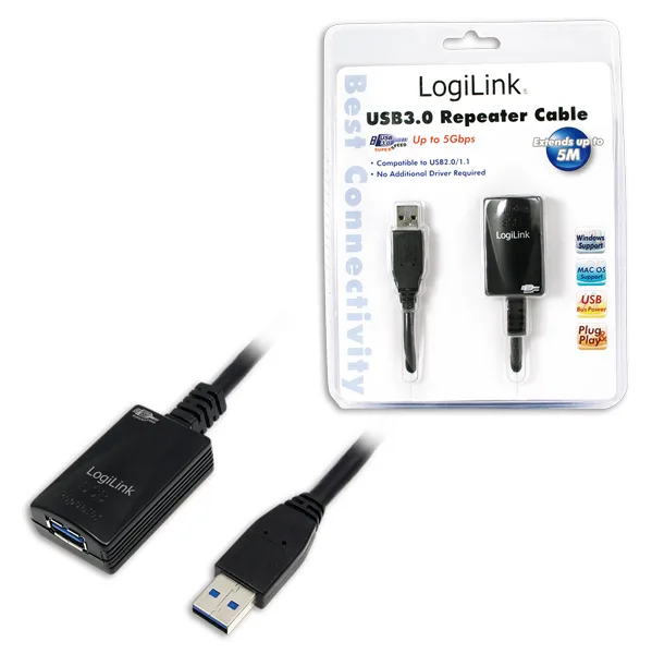LogiLink USB3.0 Repeater Cable - USB-Erweiterung, Ansicht 3