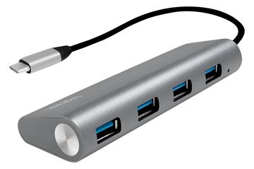 LogiLink USB-C 3.1 hub, 4 port - Hub - 4 x USB 3.1 Gen 1 von LumaTech