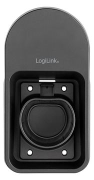 LogiLink Wandhalterung m.Kabelablage f. Auto-Ladekabel schw. von LumaTech