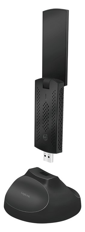 LogiLink WL0247 - Kabellos - USB - WLAN - Wi-Fi 5 (802.11ac) - 1300 Mbit/s - Schwarz
