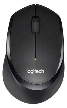 Logitech B330 Silent Plus - Maus - optisch - 3 Tasten - kabellos - 2.4 GHz - kabelloser Empfänger (USB) von LumaTech