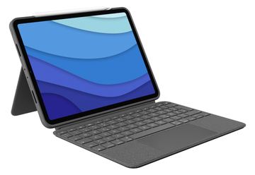 Logitech Combo Touch - Tastatur und Foliohülle - mit Trackpad - hintergrundbeleuchtet - TL: Deutsch, QWERTZ von LumaTech