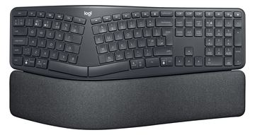 Logitech ERGO K860 - Tastatur - kabellos - 2.4 GHz, Bluetooth 5.0 - TL: US, QWERTY von LumaTech