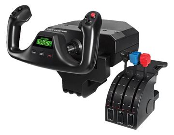 Logitech Flight Yoke System - Steuerhorn und Gasregler von LumaTech