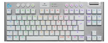 Logitech G G915 X - Tastatur - LIGHTSPEED - TKL - kabellos - Bluetooth - USB - GL Tactile - weiß - TL: Deutsch, QWERTZ von LumaTech
