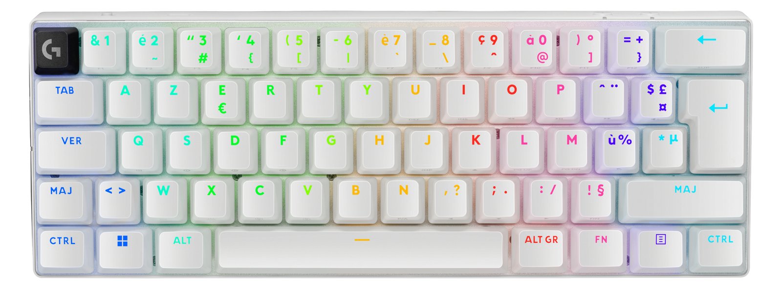 Logitech G PRO X 60 - Tastatur - Gaming - 60% - TL: Französisch, AZERTY