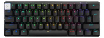 Logitech G PRO X 60 - Tastatur - TKL - kabellos - Bluetooth - Tactile - Schwarz - TL: US, QWERTY von LumaTech