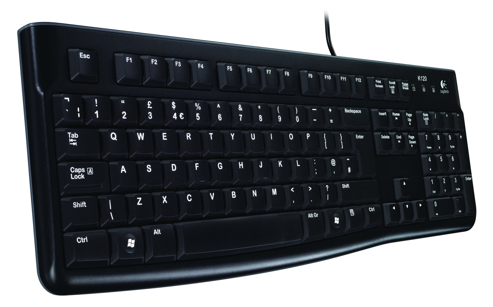 Logitech K120 - Tastatur - USB - TL: Schweiz, QWERTZ