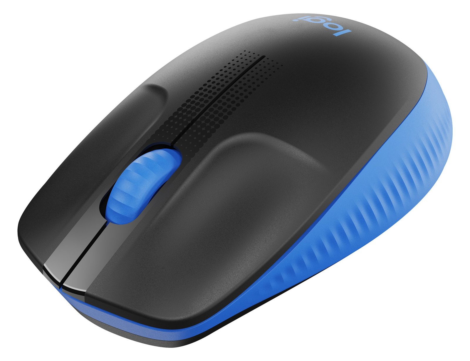 Logitech M190 - Maus - optisch - 3 Tasten - kabellos - kabelloser Empfänger (USB) - Blau