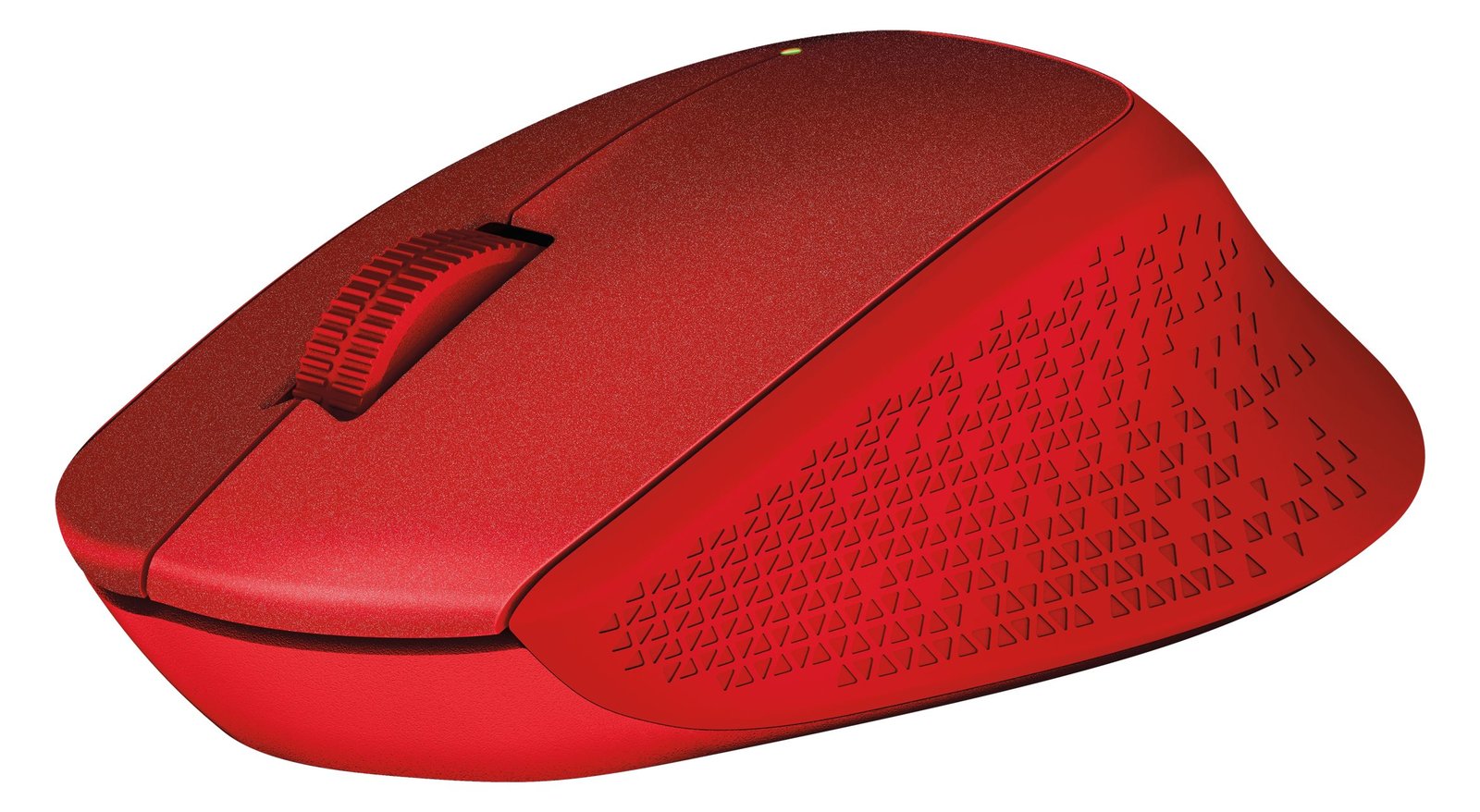 Logitech M330 SILENT PLUS - Maus - 3 Tasten - kabellos - 2.4 GHz - kabelloser Empfänger (USB) - Rot