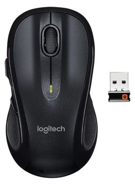 Logitech M510 - Maus - Für Rechtshänder - Laser - 7 Tasten - kabellos - 2.4 GHz - kabelloser Empfänger (USB) von LumaTech
