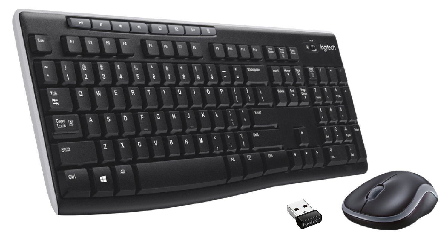 Logitech MK270 Wireless Combo - Tastatur-und-Maus-Set - TL: Schweiz, QWERTZ