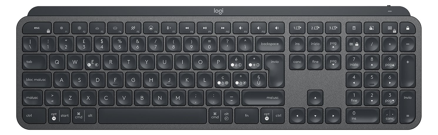 Logitech MX Keys - Tastatur - hinterleuchtet - TL: Italienisch, QWERTY