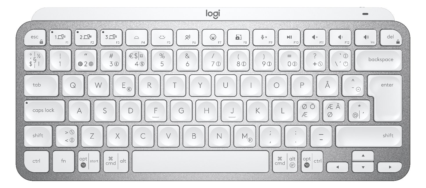 Logitech MX Keys Mini - Office - Tastatur - hinterleuchtet - Bluetooth  - TL: Nordisch, QWERTY