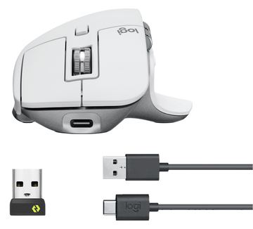 Logitech MX Master 3S - rechts - Laser - Bluetooth - 8000 DPI - Grau von LumaTech