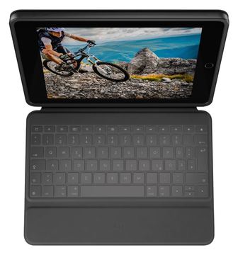 Logitech Rugged Folio - Tastatur und Foliohülle - für Apple 10.2-inch iPad - TL: Nordisch, QWERTY von LumaTech