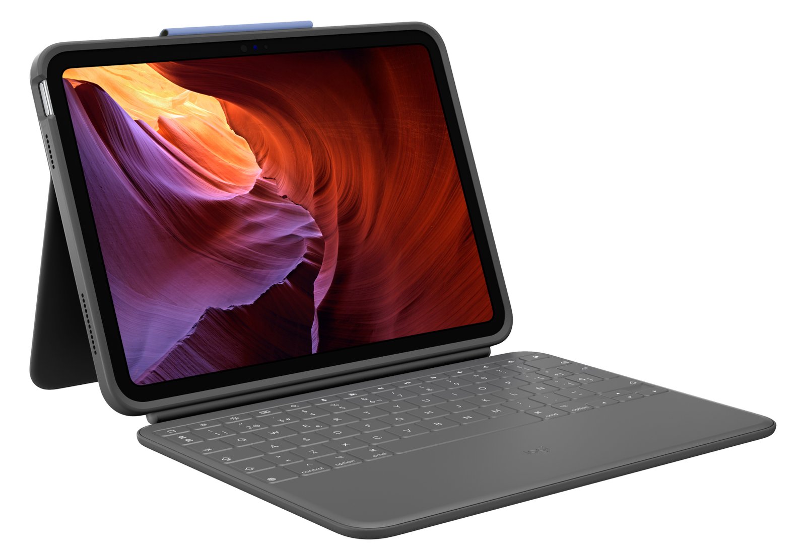 Logitech Rugged Folio - Tastatur und Foliohülle - TL: Spanisch, QWERTY