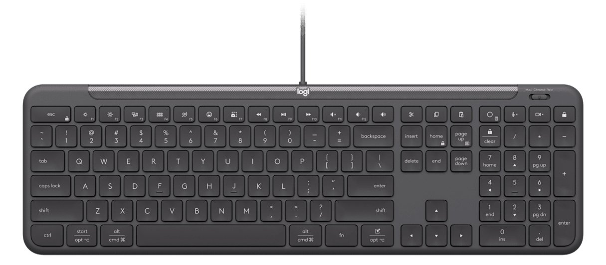 Logitech Signature Slim Wired K620 for Business - TL: Nordisch, QWERTY