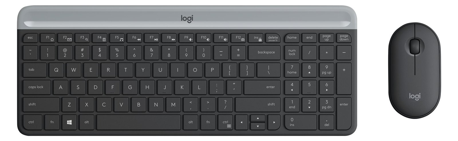 Logitech Slim Wireless Combo MK470 - Tastatur-und-Maus-Set - TL: CZ/SK, QWERTY