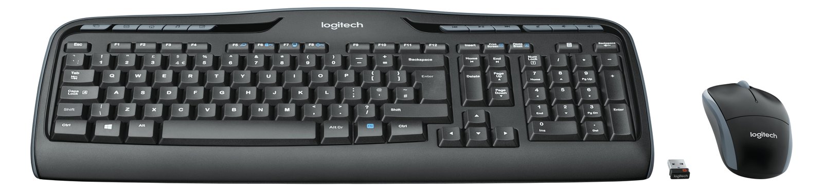 Logitech Wireless Combo MK330 - Tastatur-und-Maus-Set - TL: Deutsch, QWERTZ