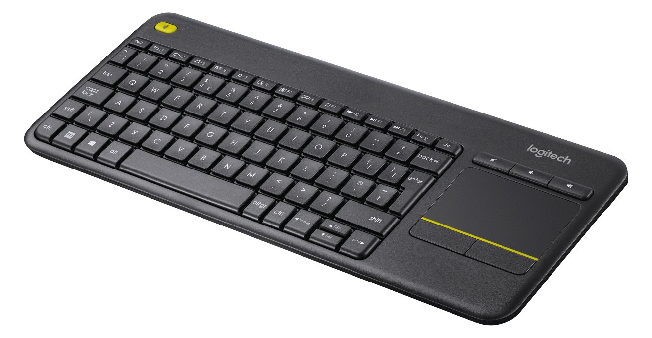 Logitech Wireless Touch Keyboard K400 Plus - Tastatur - TL: Italienisch, QWERTY