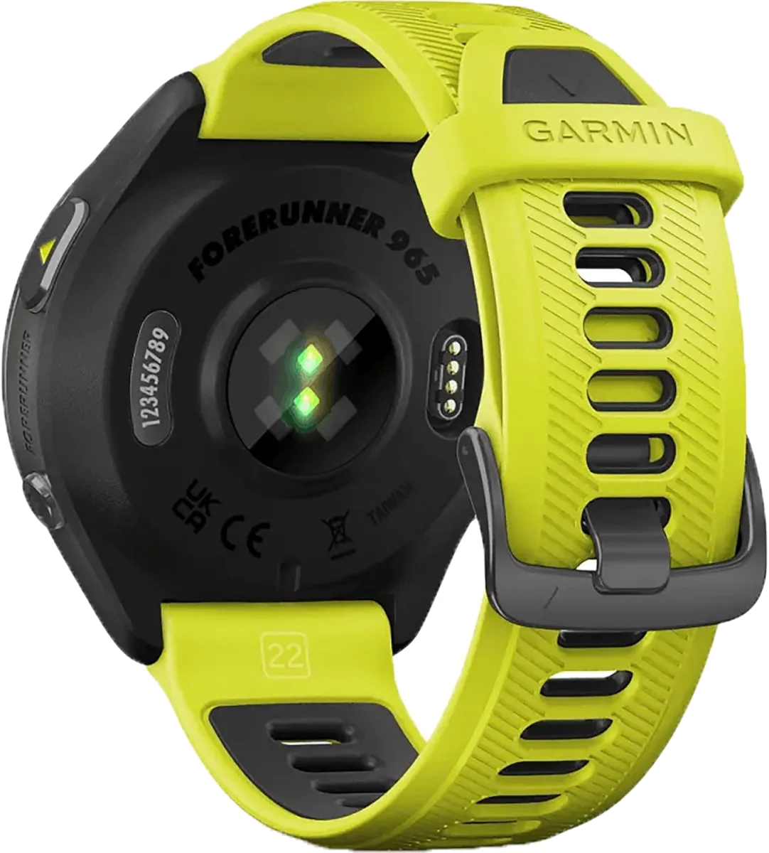 Garmin Unisex Forerunner® 965 DLC Titan GPS Uhr, zitronengelb-schwarz, OneSize — Bild 5